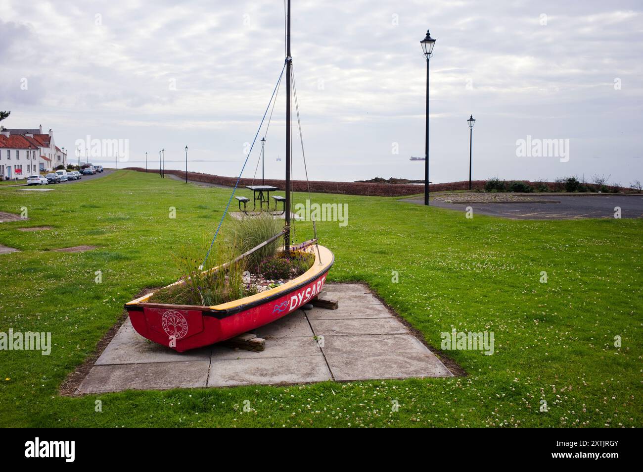 Dysart surplombant le Firth of Forth Banque D'Images