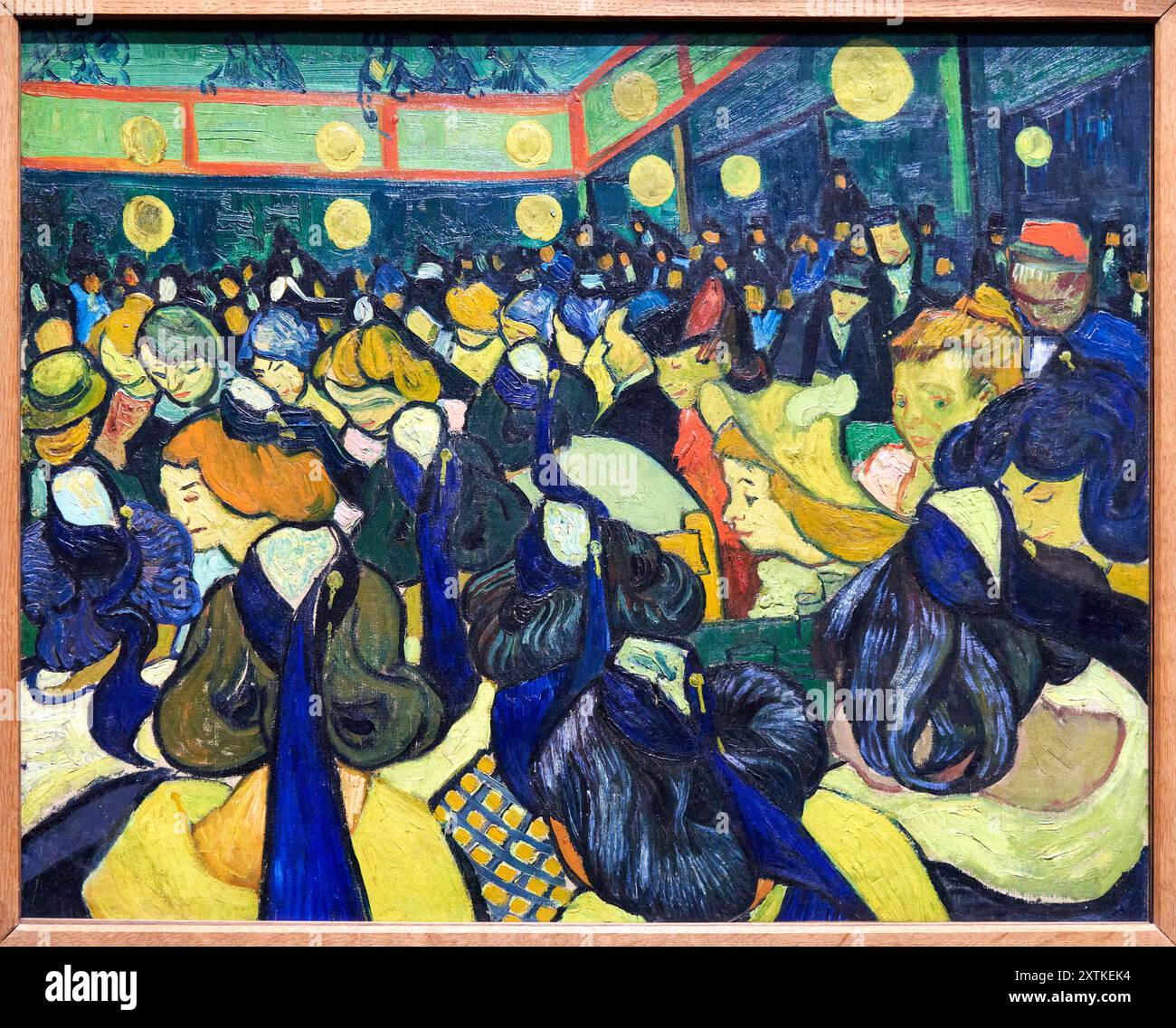 Vincent Van Gogh (Groot Zundert (pays-Bas) 1853 - Auvers-sur-Oise 1890), la salle de danse à Arles, 1888, Musée d'Orsay, Paris, France Banque D'Images