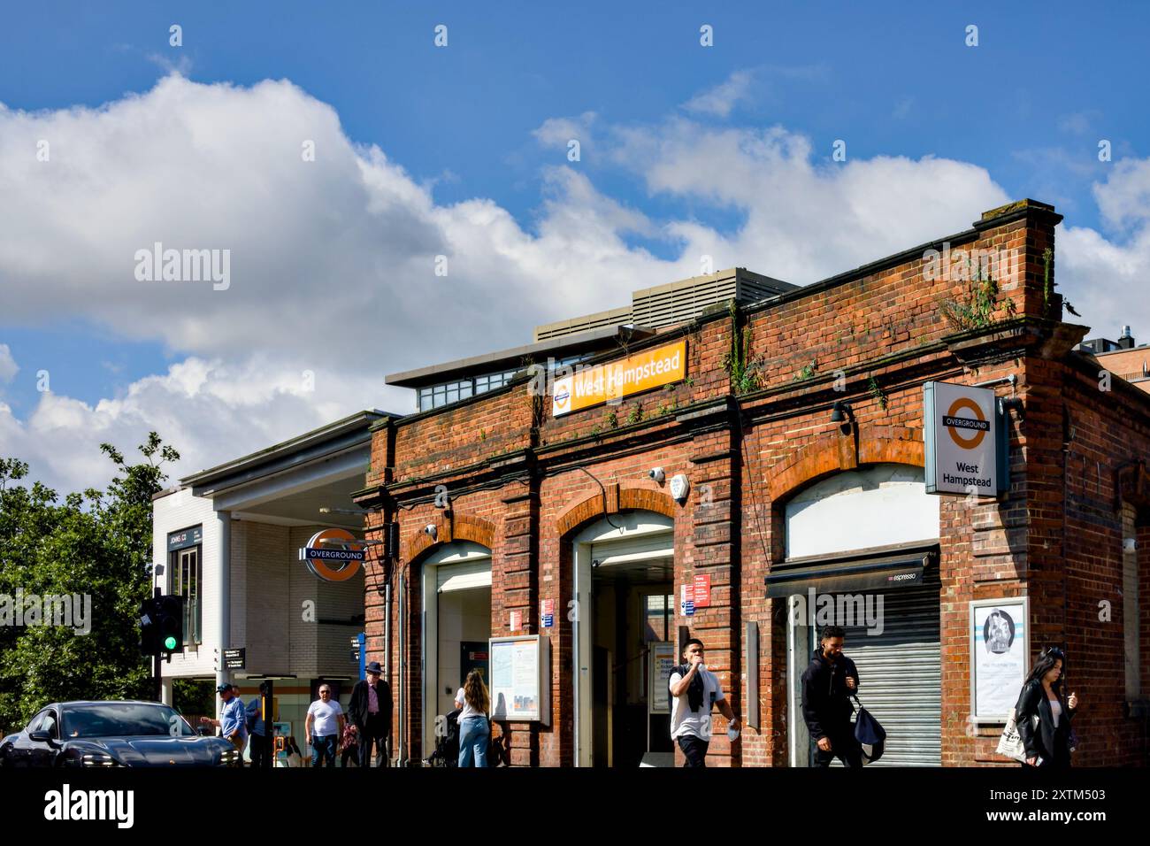 West Hampstead Overground Station, Borough of Camden, Londres, Angleterre, Royaume-Uni Banque D'Images