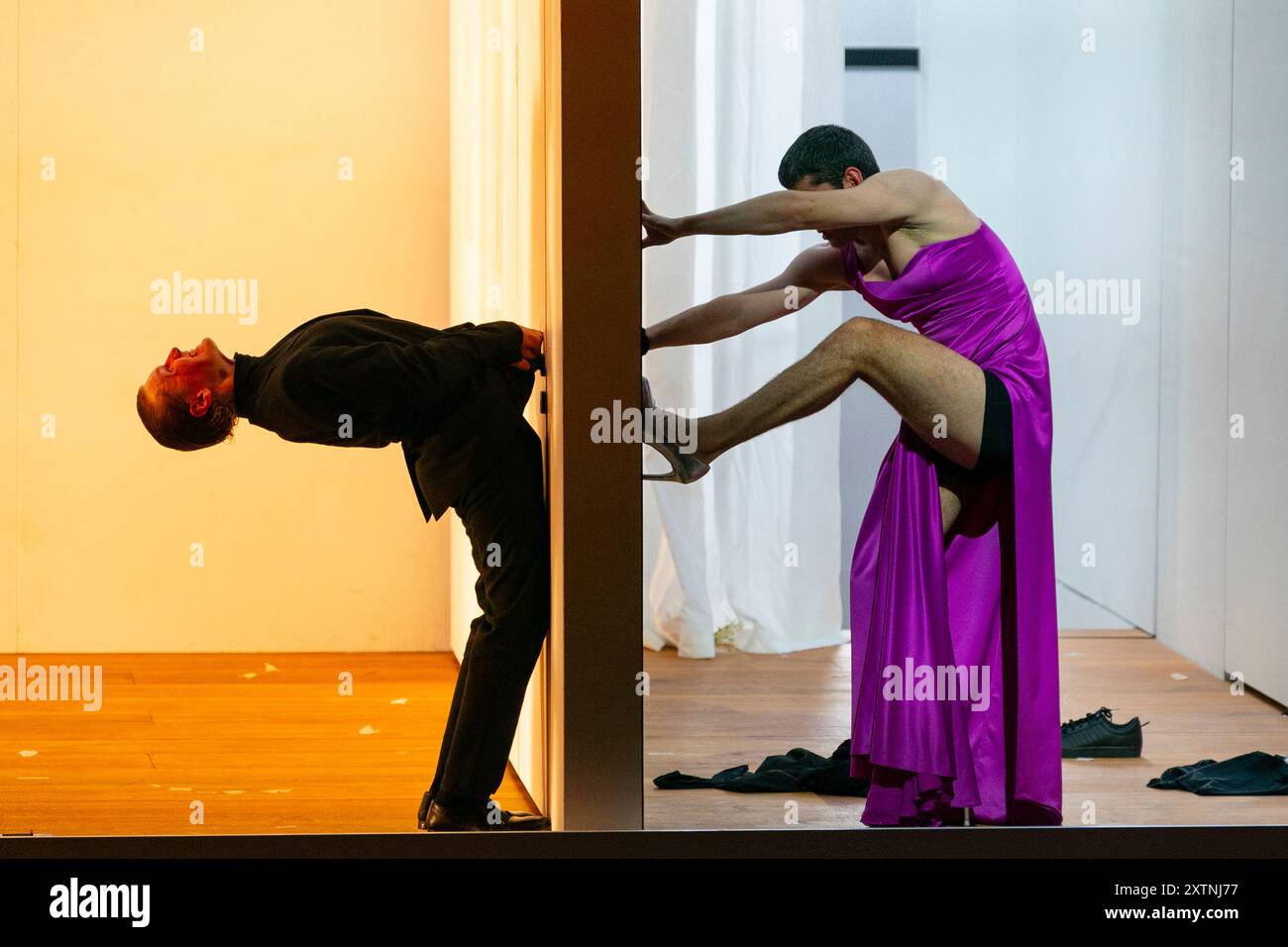 Édimbourg, Écosse, Royaume-Uni. 15 août 2024. Une nouvelle production du mariage de Figaro de Mozart pour le festival international d’Édimbourg par Komische Oper Berlin et leur directeur musical James Gaffigan avec le directeur de cinéma, théâtre et opéra Kirill Serebrennikov. Iain Masterton/ Alamy Live News Banque D'Images