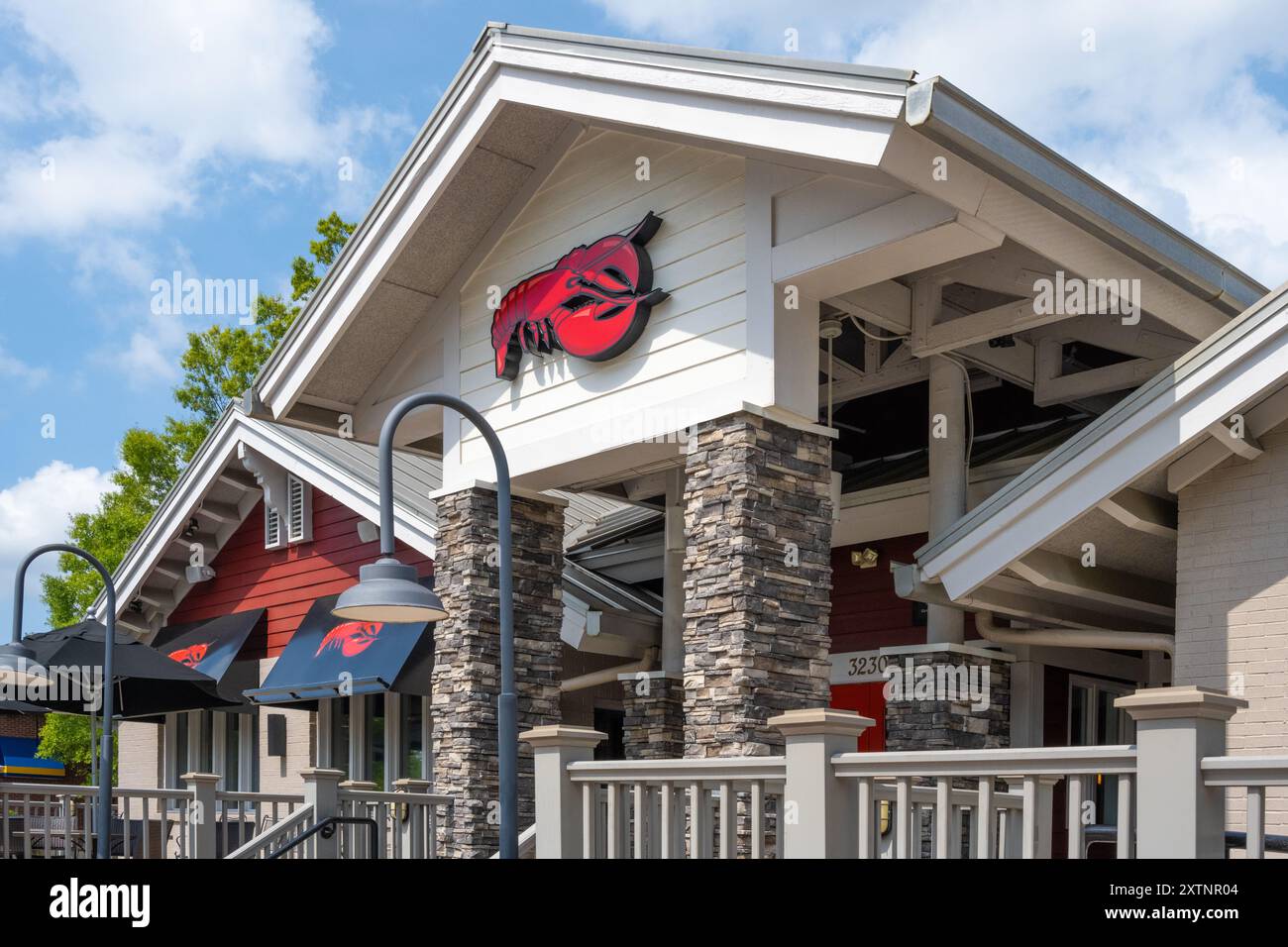 Restaurant de fruits de mer Red Lobster à Buford, Géorgie, près d'Atlanta. (ÉTATS-UNIS) Banque D'Images