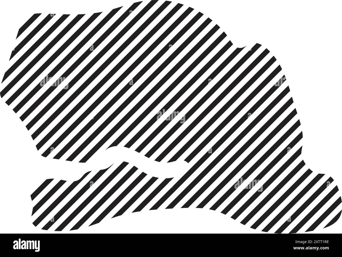 conception d'illustration d'icône de carte sinegal Illustration de Vecteur