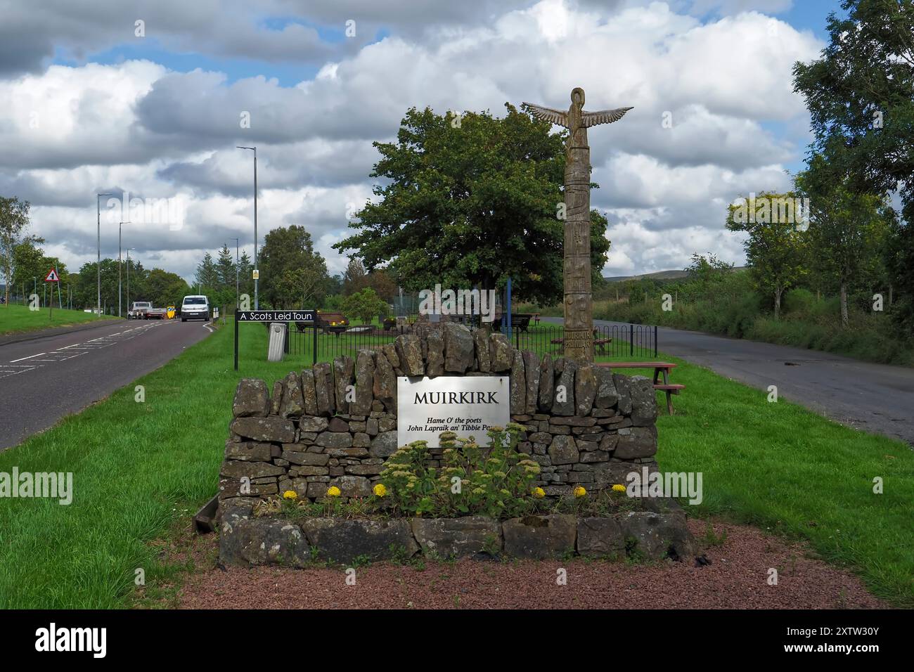 Village de Muirkirk, East Ayrshire, Écosse, Royaume-Uni, Banque D'Images