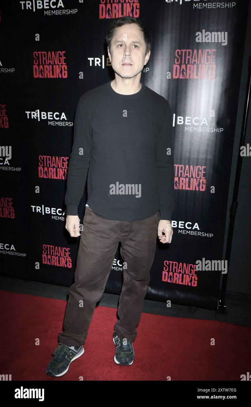 New York, NY, États-Unis. 15 août 2024. Giovanni Ribisi au New York Tribeca Photocall pour 'Strange Darling' au look Theaters à New York le 15 août 2024. Crédit : RW/Media Punch/Alamy Live News Banque D'Images