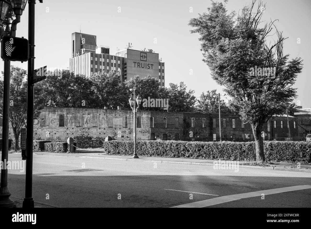 Centre-ville d'Augusta, Géorgie Banque D'Images