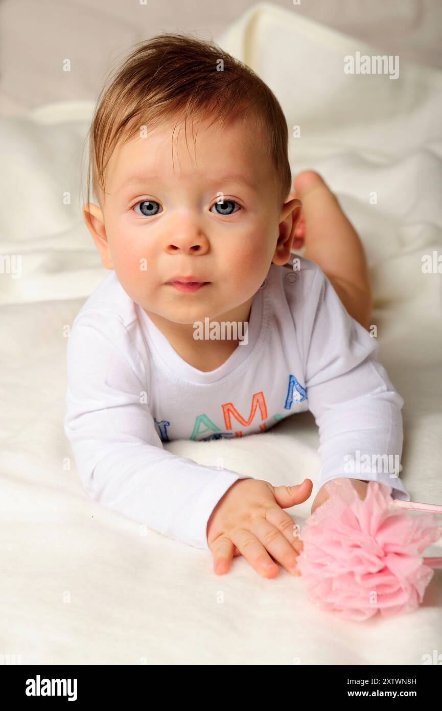 enfant, garçon, petit, bébé, portrait, santé enfant humain studio d'une personne, garçon, humain, enfant, santé, santé mentale enfant, Banque D'Images