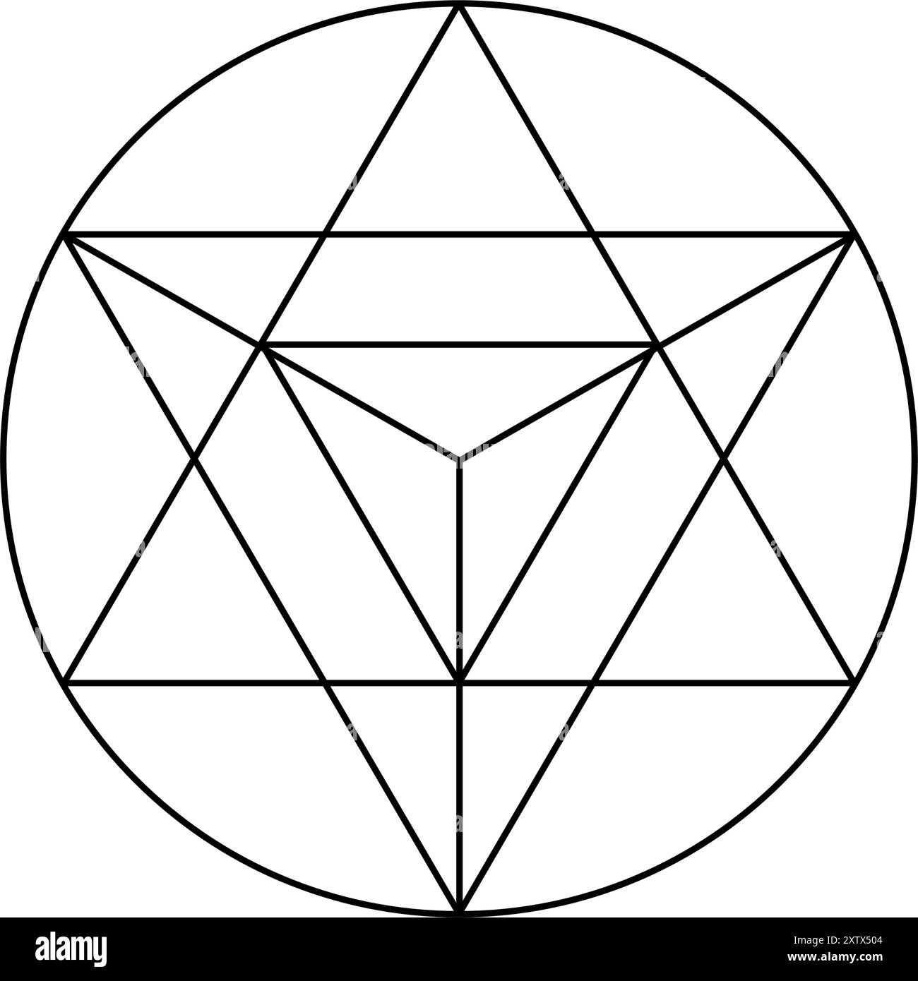 Vecteur Merkaba isolé sur fond blanc géométrie sacrée symbole merkabah. Illustration de Vecteur