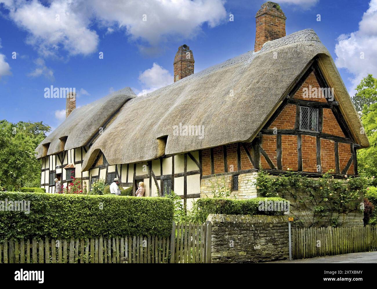 Anne Hathaway Cottage à Stratford upon Avon, Stratford upon Avon, Grande-Bretagne Banque D'Images