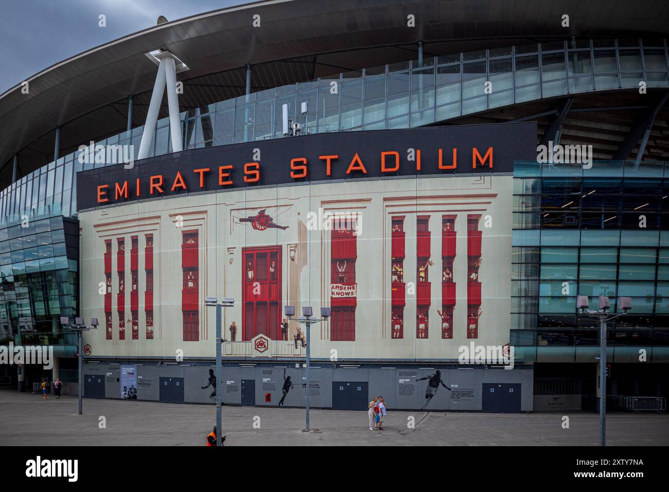 Arsenal FC Emirates Stadium Highbury Londres. Arsenal football Stadium - l'Emirates Stadium aka Arsenal Stadium a été achevé en 2006, capacité 60 704. Banque D'Images