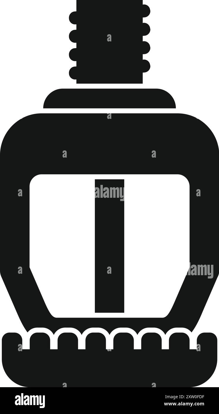 Silhouette noire de gicleur d'incendie pulvérisant de l'eau pour arrêter le feu Illustration de Vecteur