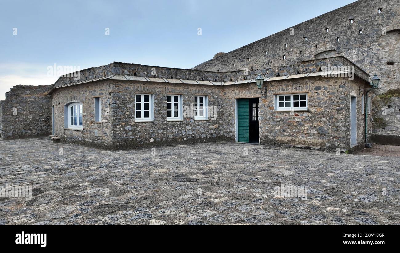 Détail de l'intérieur du château Doria à Portovenere. Porto Venere, Italie Banque D'Images