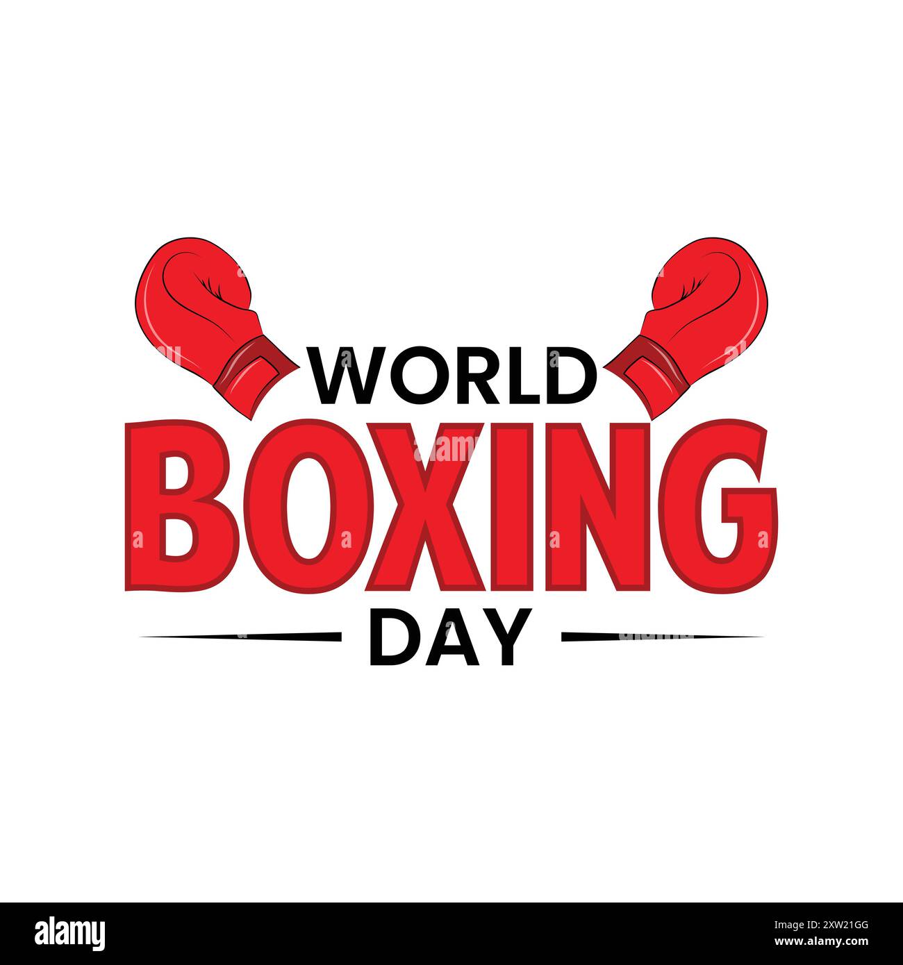 Motif World Boxing Day Illustration de Vecteur