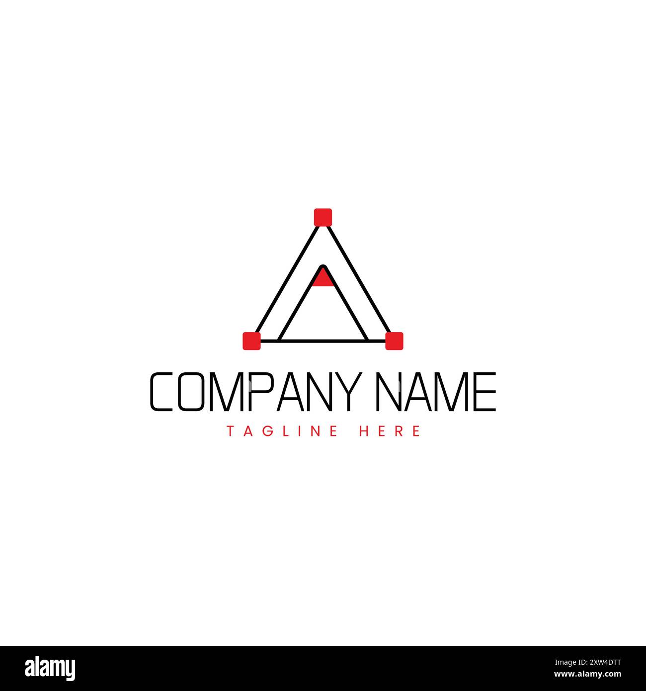 Modèle de conception de logo Creative Pencil Illustration de Vecteur