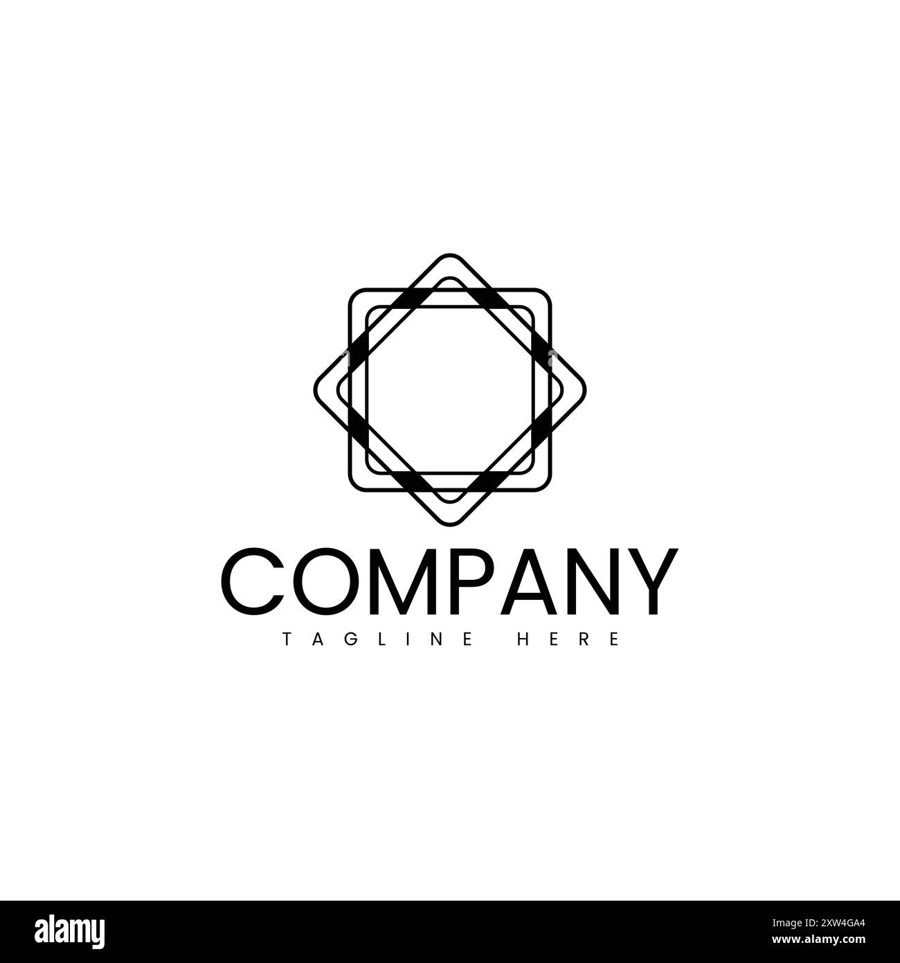 Logo Vintage Star Company Illustration de Vecteur