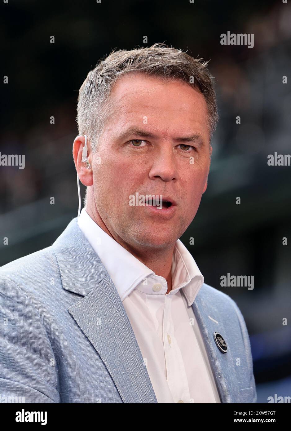 Ipswich, Royaume-Uni. 17 août 2024. Michael Owen lors du match de premier League à Portman Road, Ipswich. Le crédit photo devrait se lire comme suit : David Klein/Sportimage crédit : Sportimage Ltd/Alamy Live News Banque D'Images