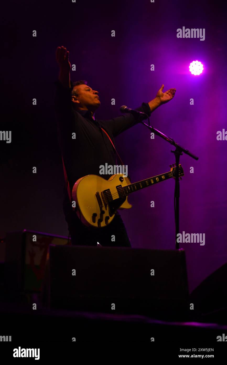 Trentham, Royaume-Uni, 17 août 2024. Manic Street Preachers jouent Trentham Live 2024. Crédit : TeeGeePix/Alamy Live News Banque D'Images