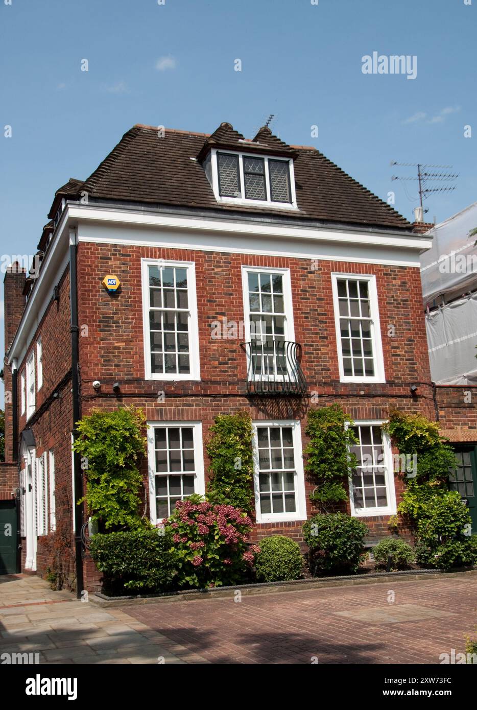 Élégante maison privée, St John's Wood, Londres, Angleterre, Royaume-Uni Banque D'Images