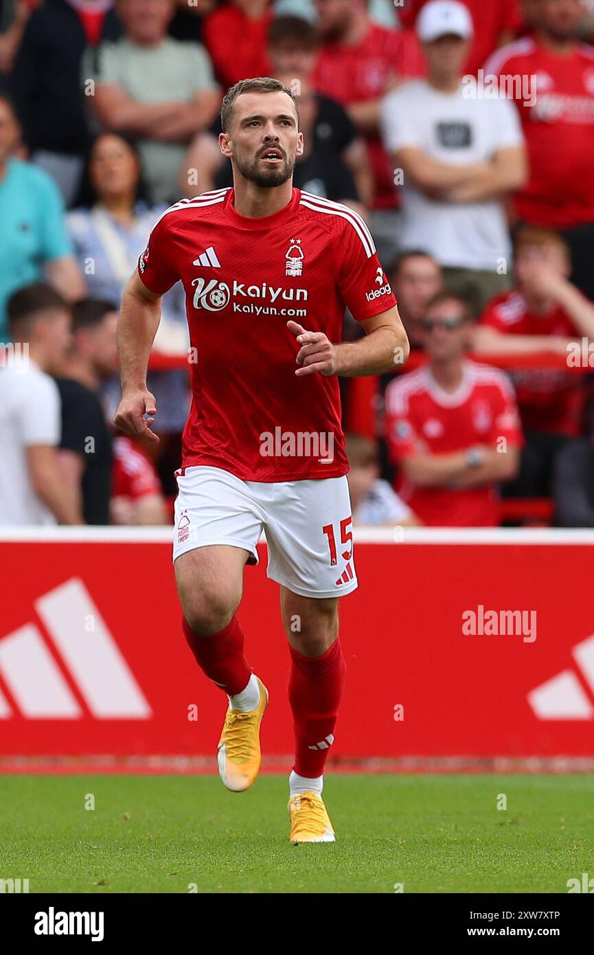 Harry Toffolo de Nottingham Forest lors du match de Nottingham Forest FC contre Bournemouth FC English premier League au City Ground, Nottingham, Angleterre, Royaume-Uni le 17 août 2024 Banque D'Images