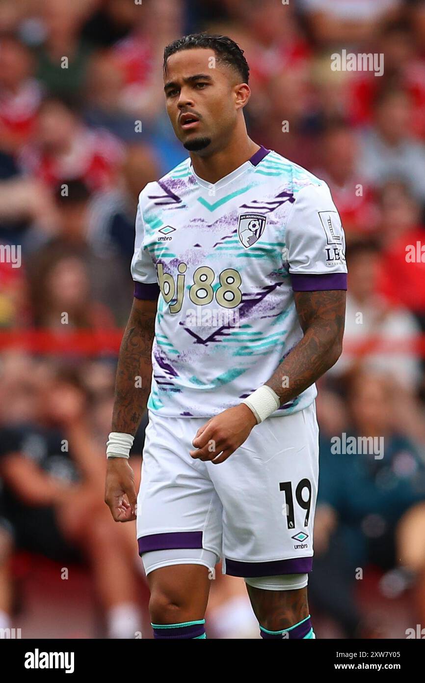Justin Kluivert de Bournemouth lors du match de Nottingham Forest FC contre Bournemouth FC English premier League au City Ground, Nottingham, Angleterre, Royaume-Uni le 17 août 2024 Banque D'Images