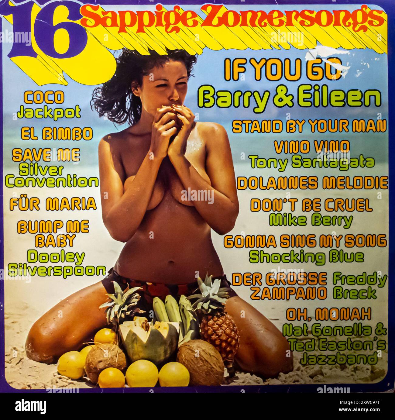 16 Juicy Summer Songs LP Omega OM année : 1975 - édition néerlandaise Banque D'Images