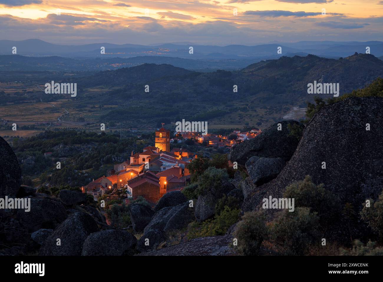 monsanto village portugal endroit incroyable Banque D'Images