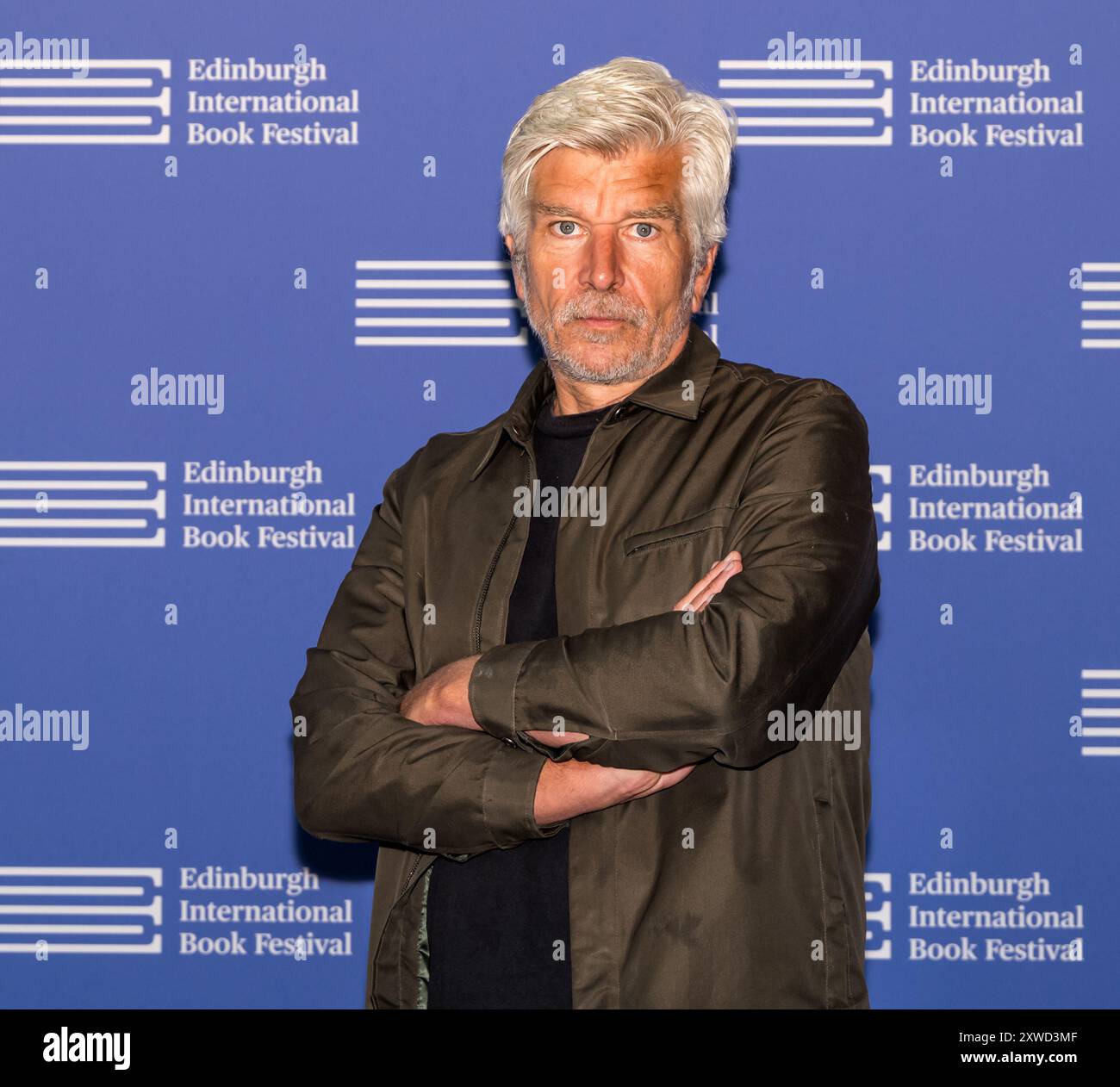 Édimbourg, Écosse, Royaume-Uni, 19 août 2024. Festival international du livre d'Édimbourg : Karl Ove Knausgård est au festival du livre aujourd'hui pour parler de son dernier roman les loups de l'éternité qui se déroule en Norvège des années 1980 à l'actuelle Russie. Crédit : Sally Anderson/Alamy Live News Banque D'Images