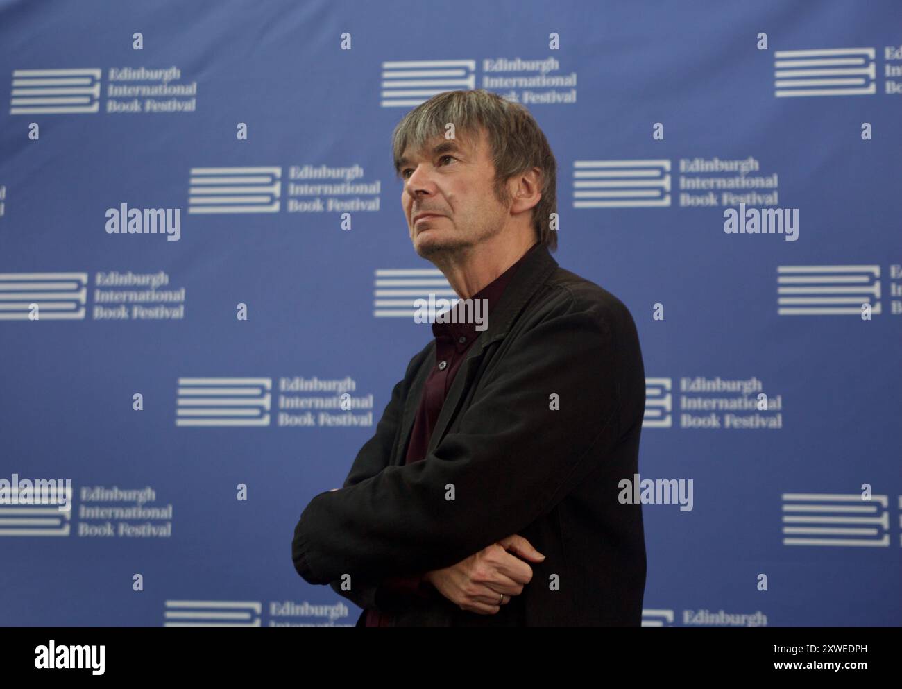 Édimbourg, Royaume-Uni, 19 août 2024 : auteur Ian Rankin au Festival international du livre d'Édimbourg. Crédit : DB Media services / Alamy Live Banque D'Images