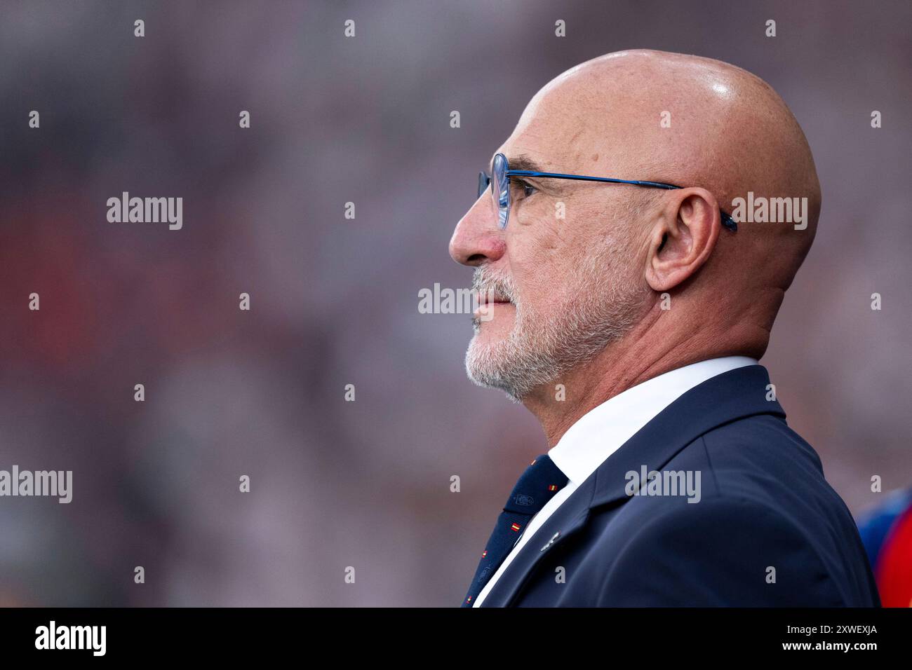 Luis de la Fuente (Espagnol, entraîneur), GER, Espagne (ESP) vs Angleterre (ENG), Fussball Europameisterschaft, UEFA EURO 2024, finale, 14.07.2024 Foto : Eibner-Pressefoto/Michael Memmler Banque D'Images