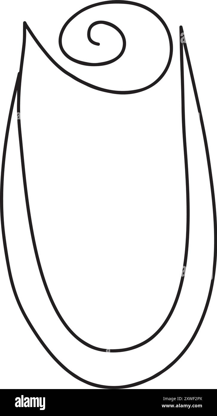 ligne de verre de café nouvelle icône de vecteur Illustration de Vecteur