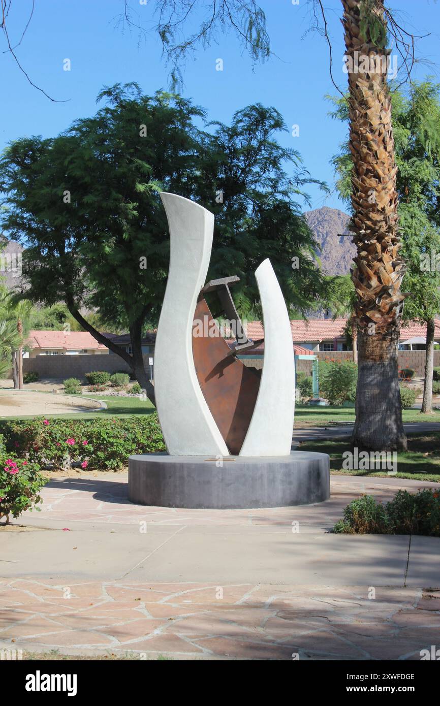 9/11 Memorial, Civic Center Park, la Quinta, Californie Banque D'Images