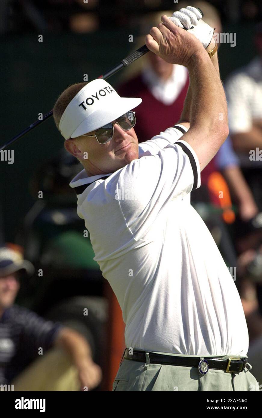 Golfeuse britannique Sandy Lyle aux championnats de golf britanniques Open à St Andrews 19/7/00 19/7/00 Banque D'Images