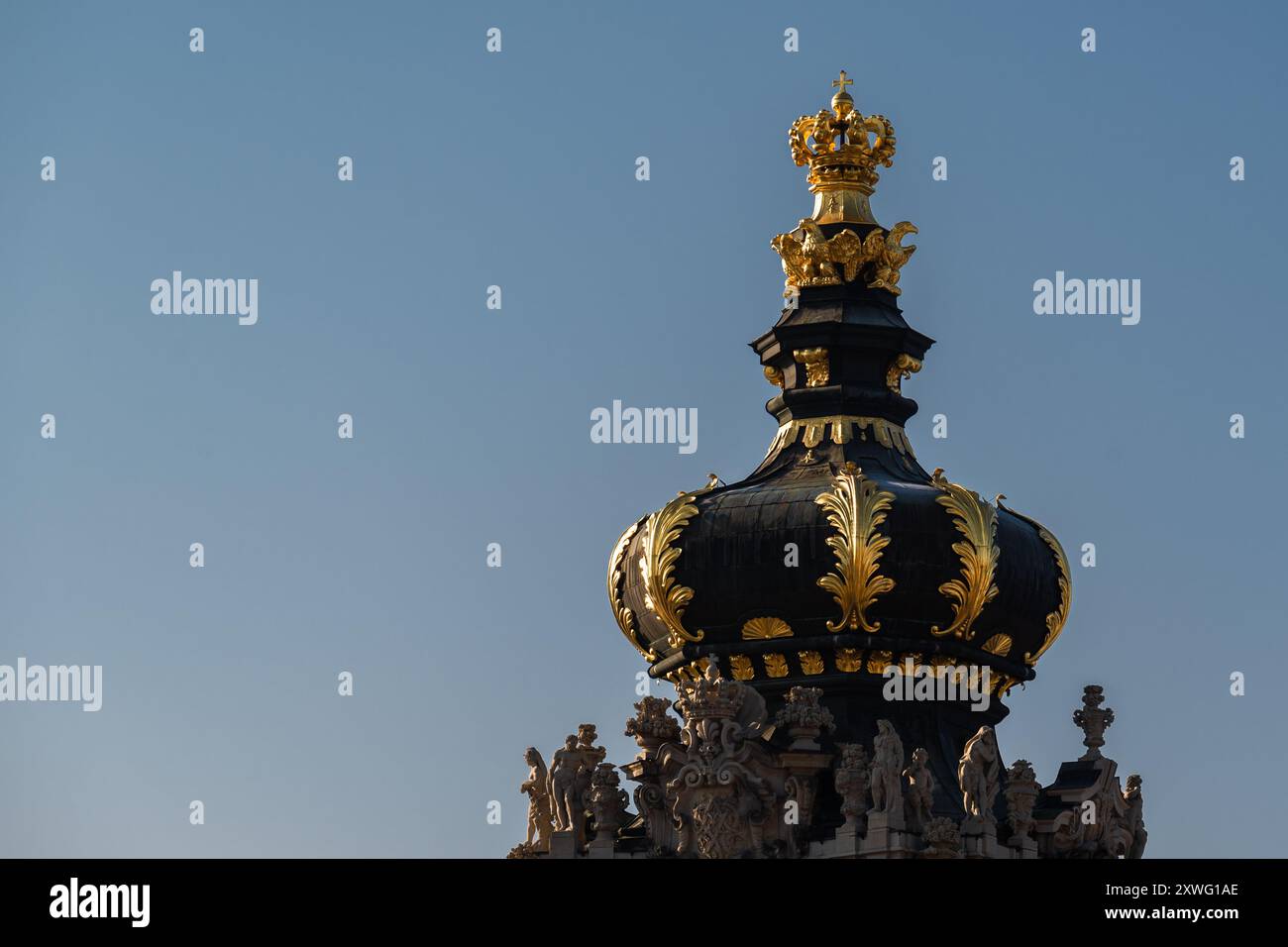 Dresden ist die Landeshauptstadt des Freistaates Sachsen Banque D'Images