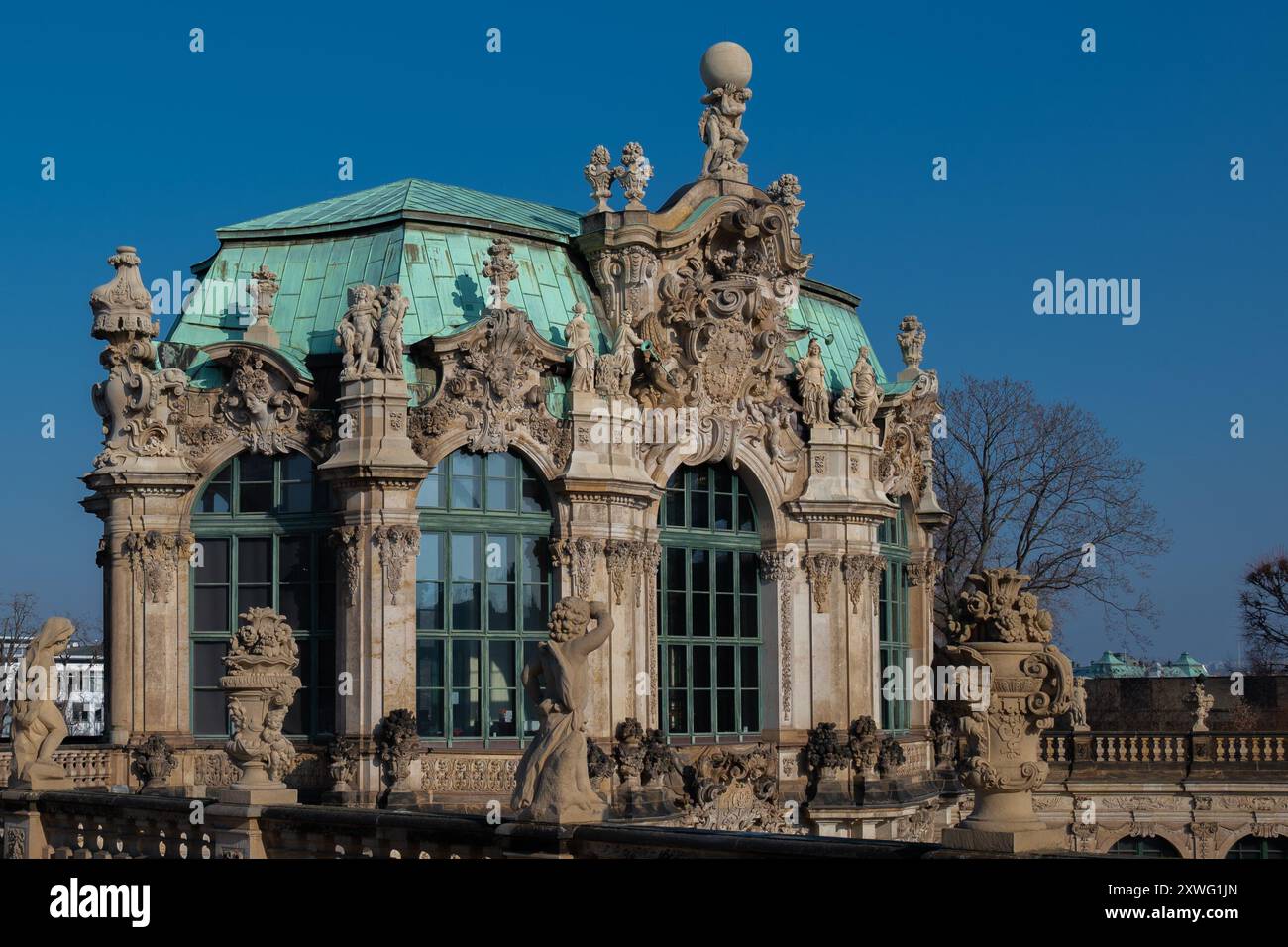 Dresden ist die Landeshauptstadt des Freistaates Sachsen Banque D'Images