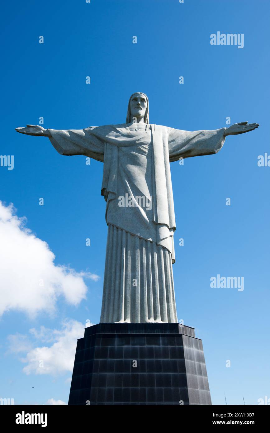 Le Christ Rédempteur, Rio de Janeiro, Brésil Banque D'Images