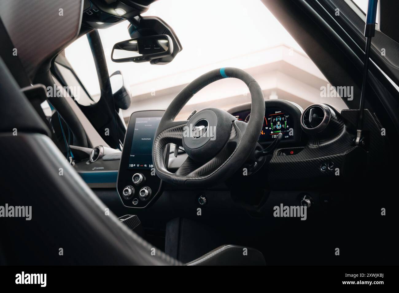 Intérieur McLaren Senna Banque D'Images