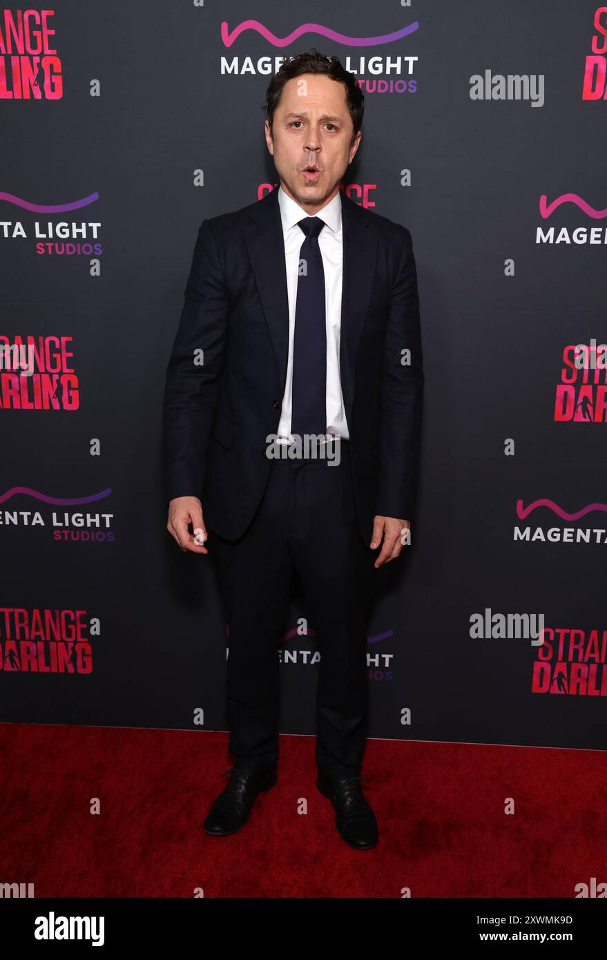 Los Angeles, CA. 19 août 2024. Giovanni Ribisi à LA première de Strange Darling au DGA Theater de Los Angeles, Californie, le 19 août 2024. Crédit : Faye Sadou/Media Punch/Alamy Live News Banque D'Images