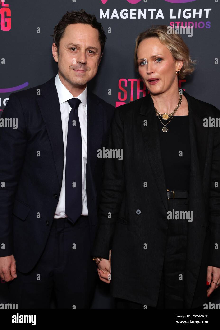 Los Angeles, CA. 19 août 2024. Giovanni Ribisi, Emily Ward à LA première de Strange Darling au DGA Theater à Los Angeles, Californie, le 19 août 2024. Crédit : Faye Sadou/Media Punch/Alamy Live News Banque D'Images