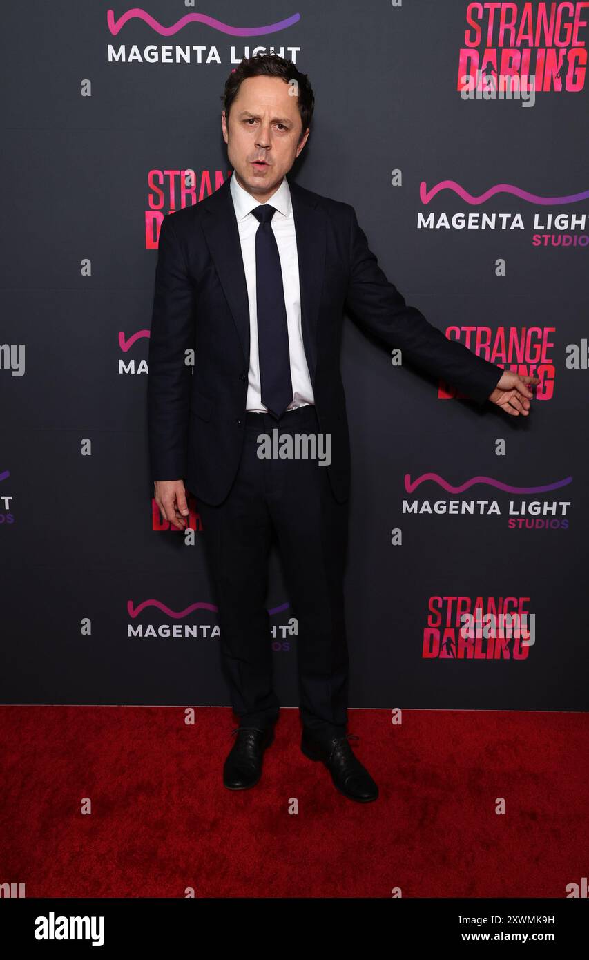 Los Angeles, CA. 19 août 2024. Giovanni Ribisi à LA première de Strange Darling au DGA Theater de Los Angeles, Californie, le 19 août 2024. Crédit : Faye Sadou/Media Punch/Alamy Live News Banque D'Images