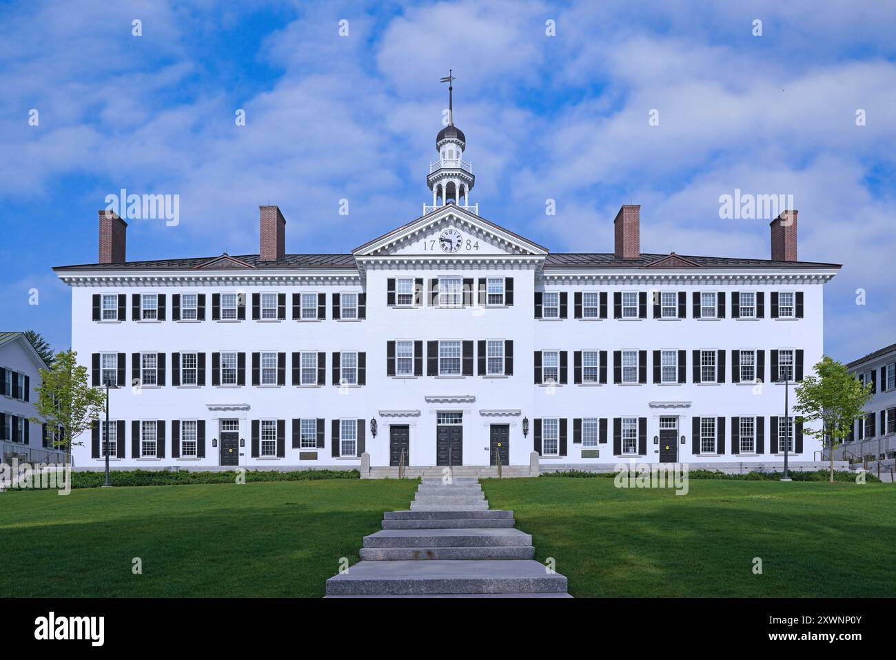 Dartmouth College, université Ivy League, bâtiment d'origine datant de 1784 Banque D'Images
