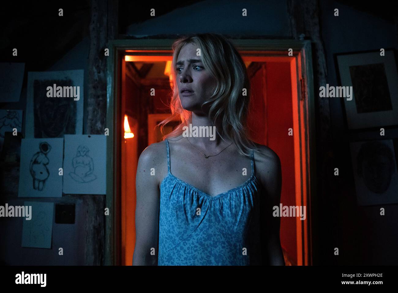 Ne parlez pas mal Mackenzie Davis Banque D'Images