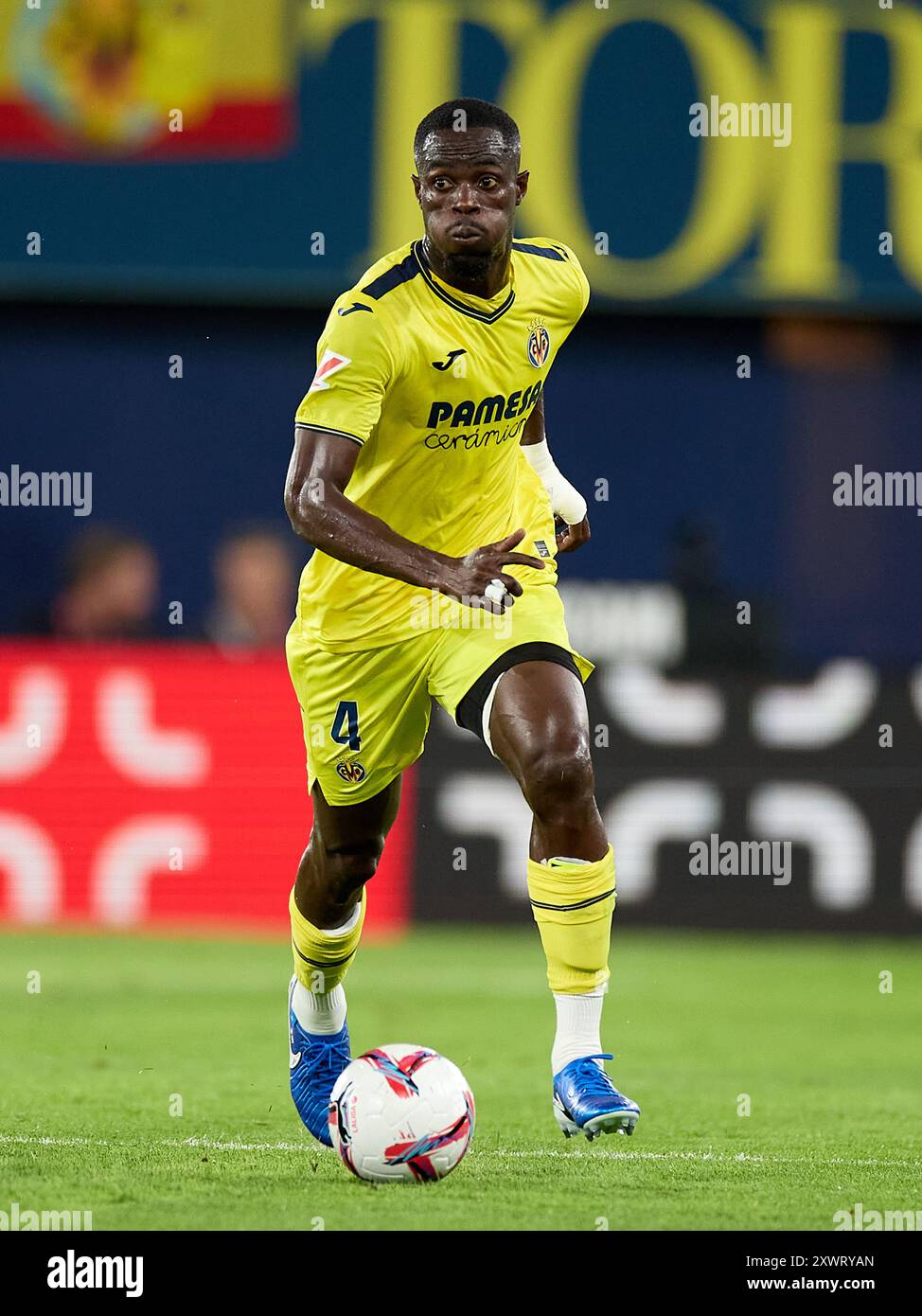 Villarreal, Castellon, Espagne. 19 août 2024. Eric Bailly de Villarreal CF en action lors du match de la Liga opposant Villarreal CF au Club Atletico de Madrid à l'Estadio de la Ceramica le 19 août 2024 à Villarreal, Espagne (crédit image : © David Ramirez/DAX via ZUMA Press Wire) USAGE ÉDITORIAL SEULEMENT! Non destiné à UN USAGE commercial ! Banque D'Images