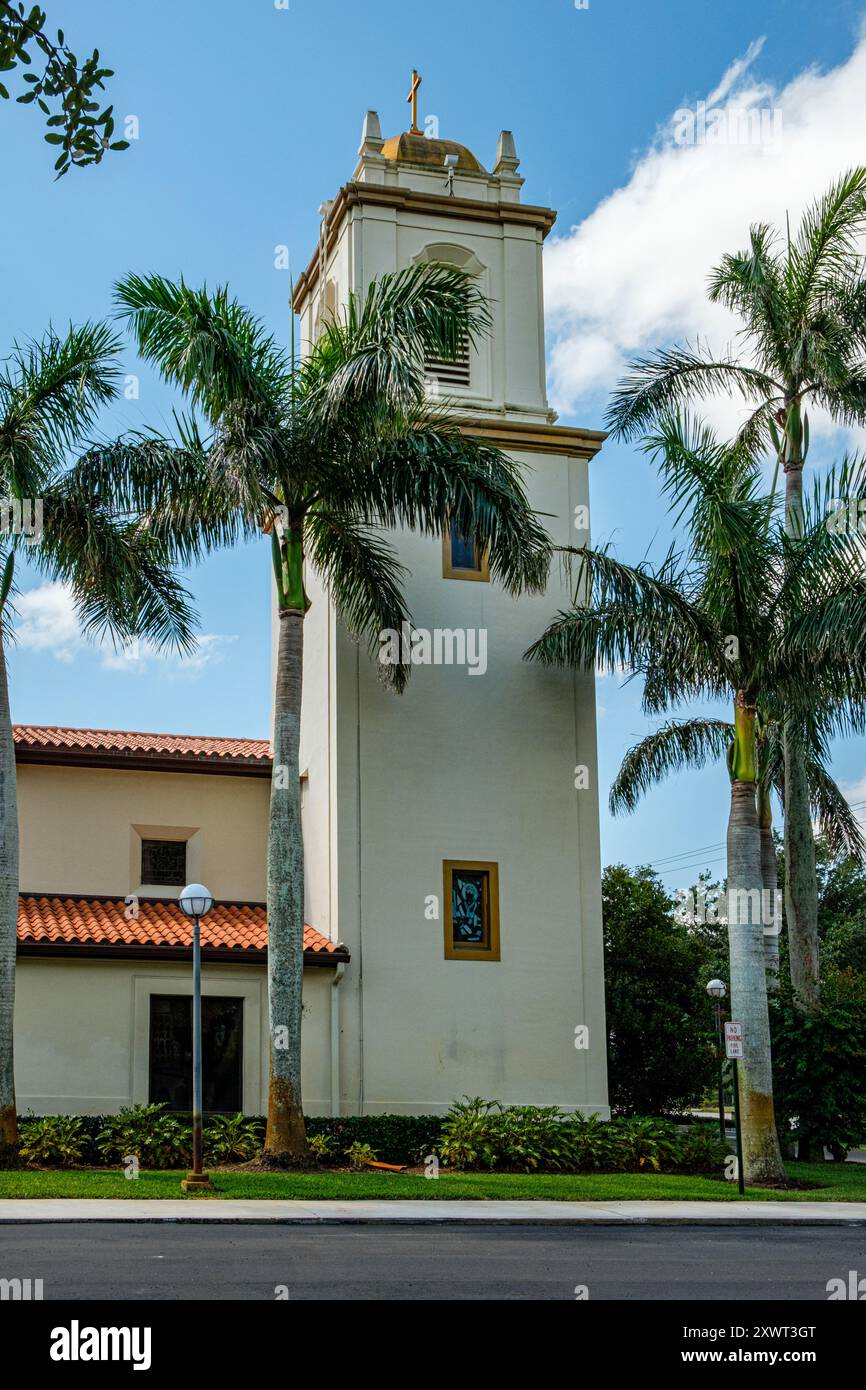 Église St Christopher, se Federal Highway, Hobe Sound, Floride Banque D'Images