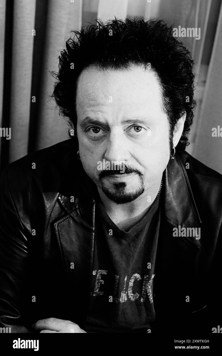 Guitar Virtuoso Steve Lukather, la légende de la guitare Steve Lukhater, Toto, photo Kazimierz Jurewicz Banque D'Images