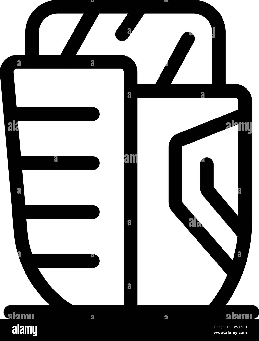 Icône vectorielle simple d'un portefeuille contenant une carte de crédit, parfait pour représenter les paiements en ligne et les transactions numériques Illustration de Vecteur