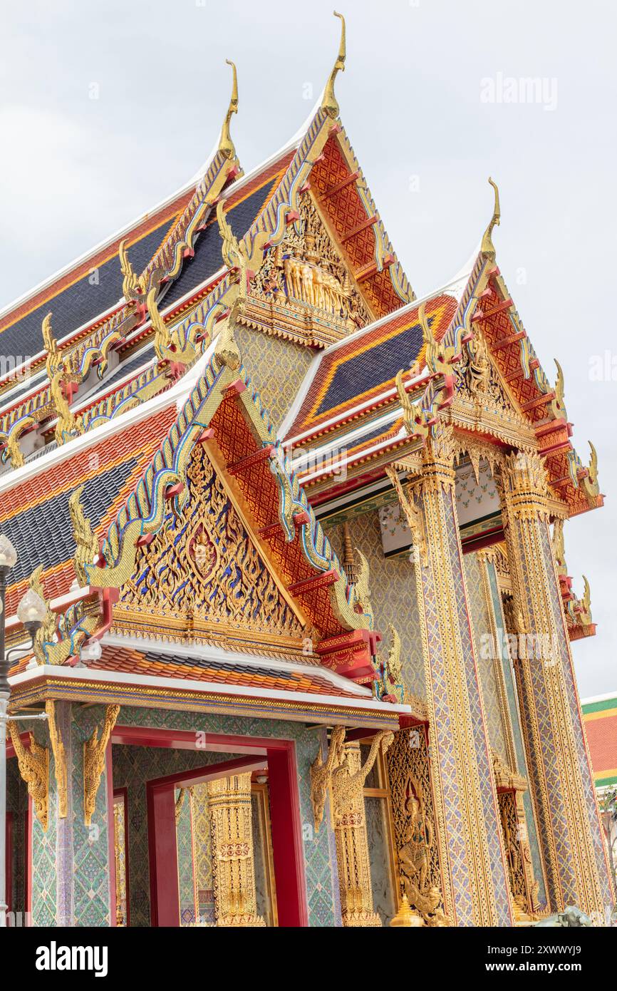 Wat Ratchabophit Sathythitmahasimaram Ratchaworawihan, temple bouddhiste de Bangkok, Thaïlande. Banque D'Images