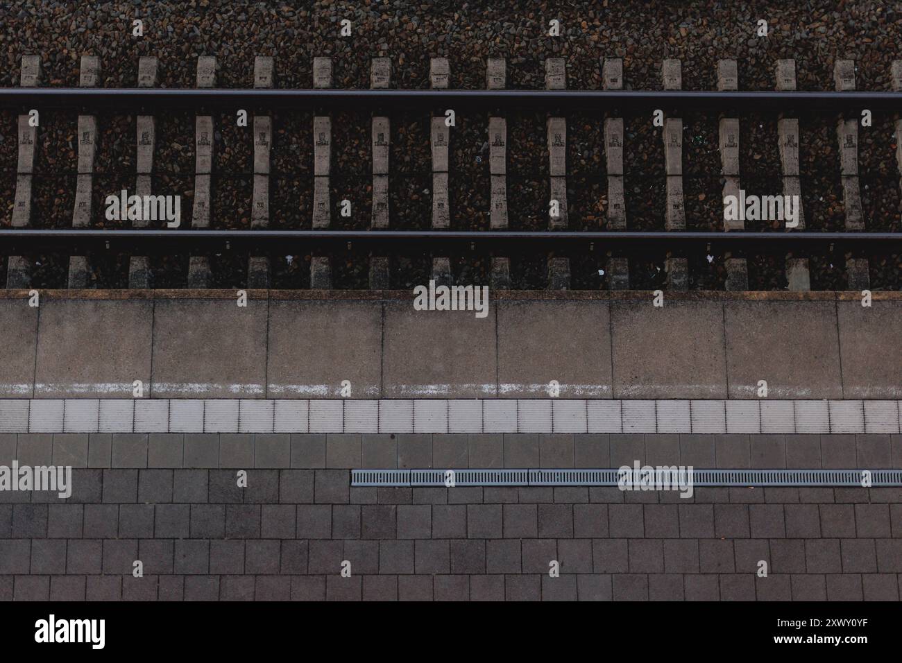 Wustermark, Deutschland. 20 août 2024. Voies ferrées à la gare de Wustermark, le 20 août 2024. Crédit : dpa/Alamy Live News Banque D'Images