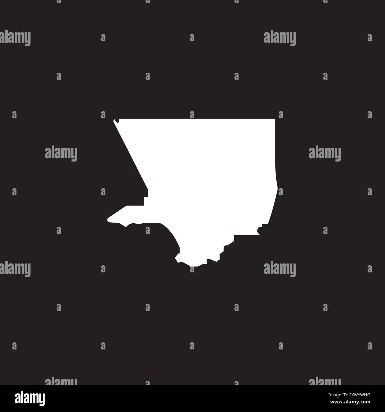 Icône de carte de Los Angeles illustration élément conception Illustration de Vecteur