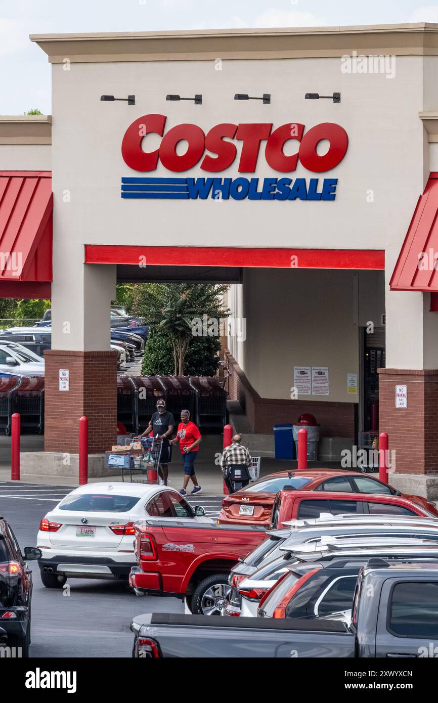 Magasin de gros Costco dans le comté de Gwinnett, Géorgie. (ÉTATS-UNIS) Banque D'Images