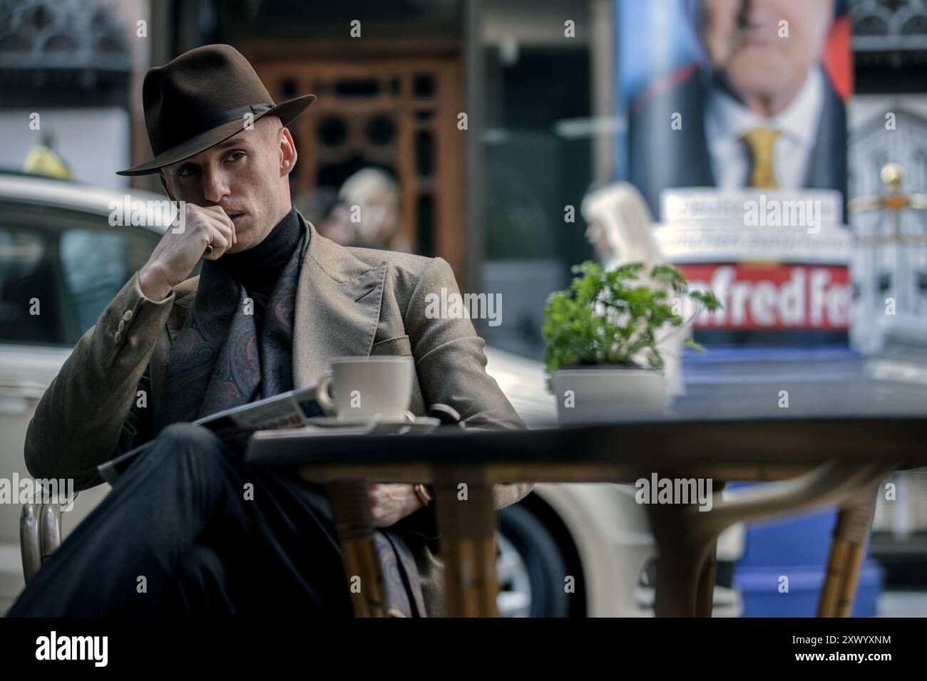 Le jour du Jackal Eddie Redmayne Banque D'Images