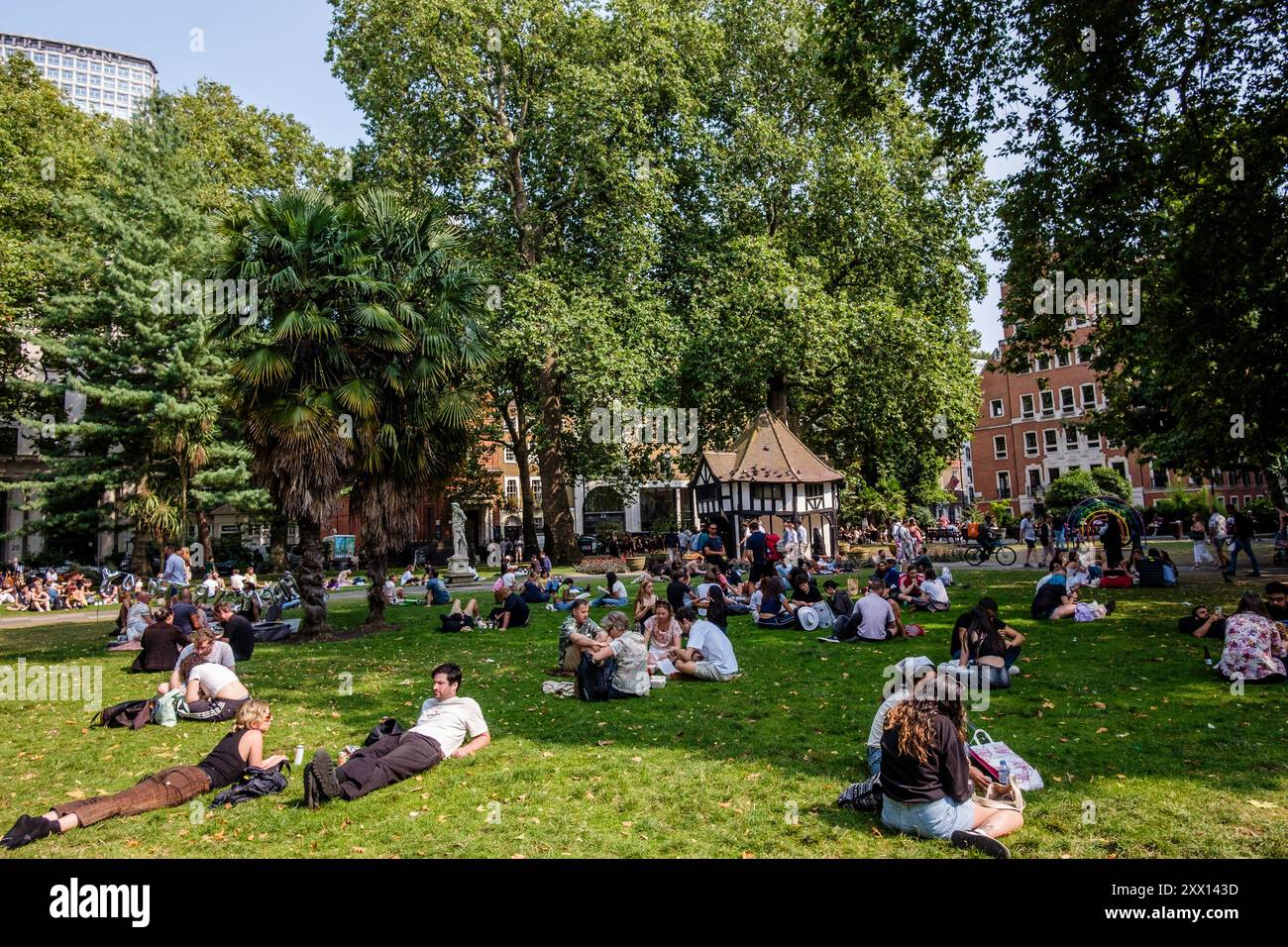 Soho Square Gardens, Londres W1 Banque D'Images